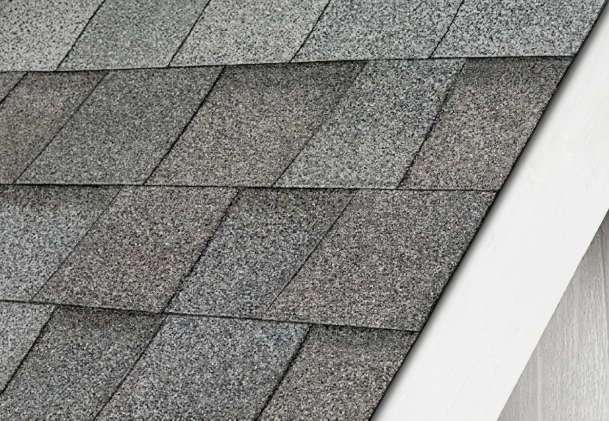 Storm shingle roofing